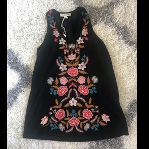 NWT Vici Poetry Embroidered Dress